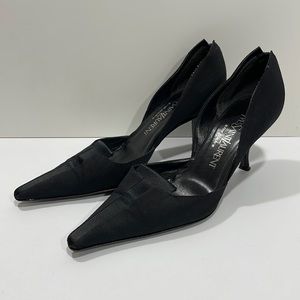 YSL Kitten heel tuxedo shoe